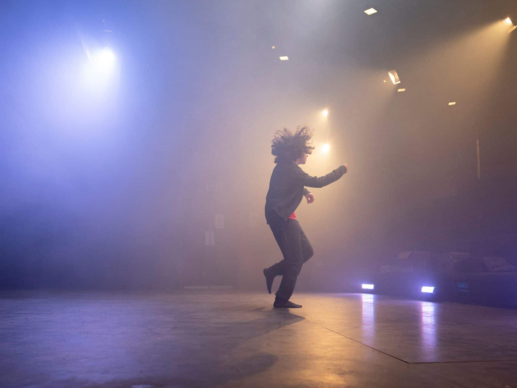 Dance Showcase dancer on stage