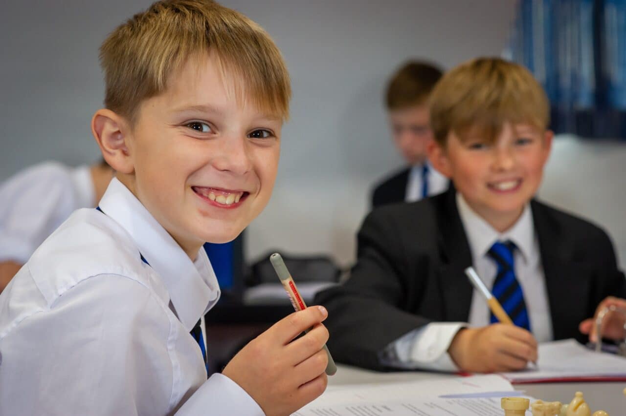 Sargants School boys smiling