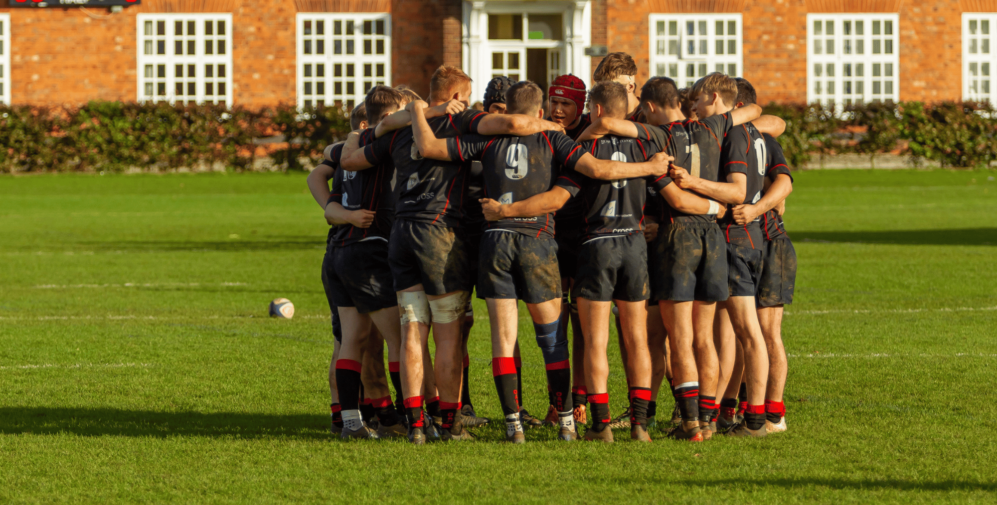 Rugby huddle