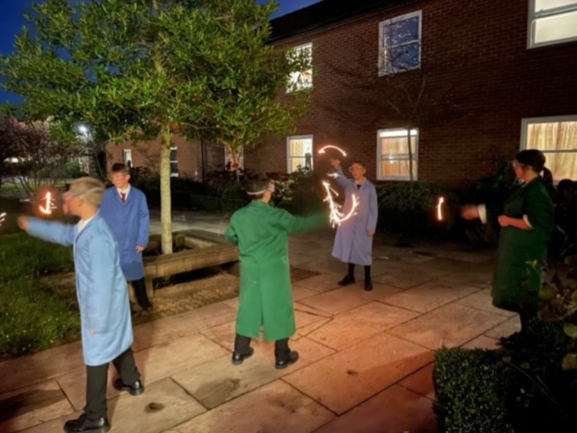 Lower School Chemistry fireworks