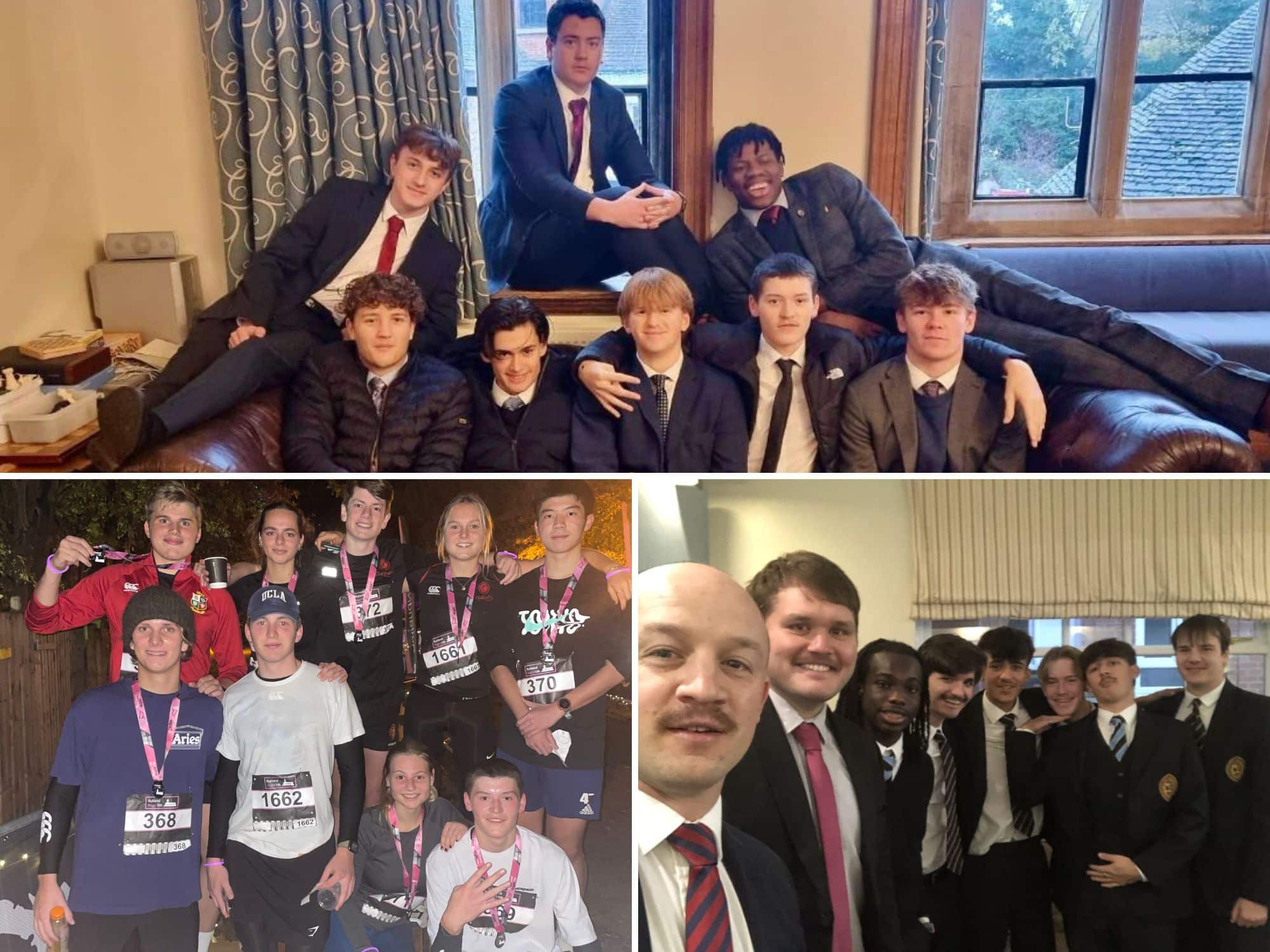 Boys raising money for Movember