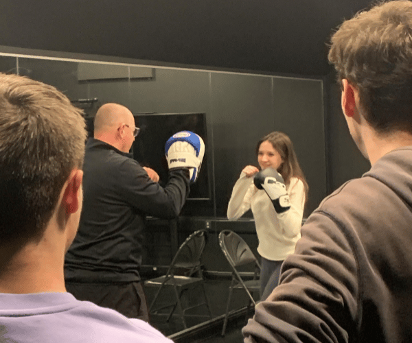 Boxing coaching for Drama Scholars