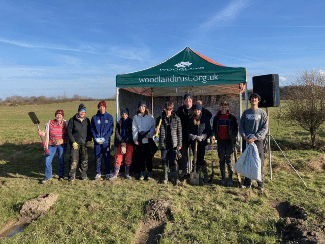 Derbyshire tree planting activity, Sustainability 2021