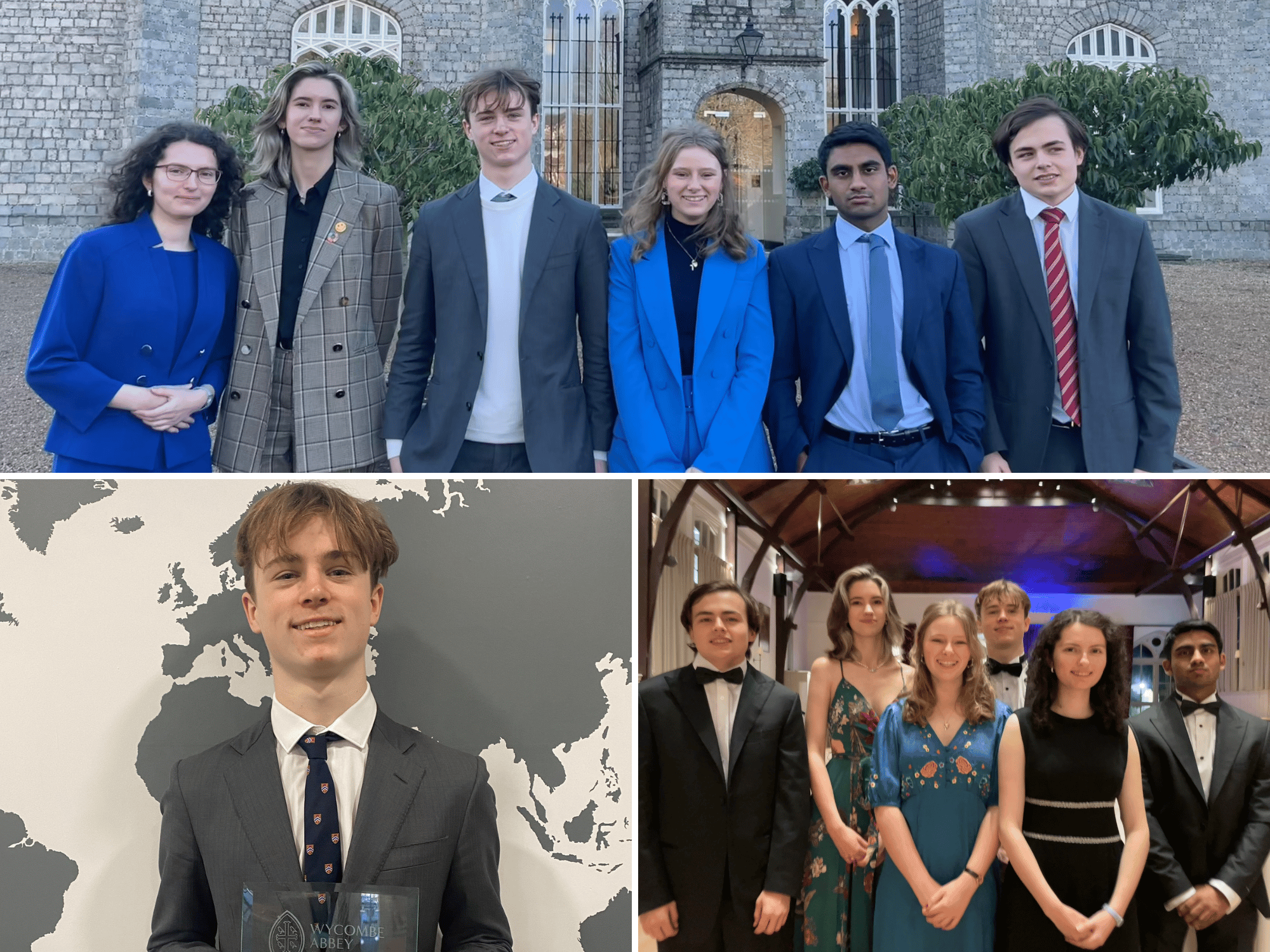 Collage of Oakham pupils at MUN Conference