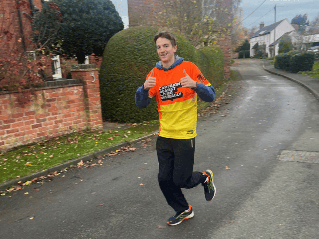 Oakham School - Jono running