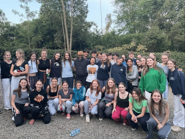 Kenya trip group photo of Oakham School pupils