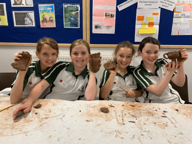 Oakham Olympics FSL event clay modelling in RP