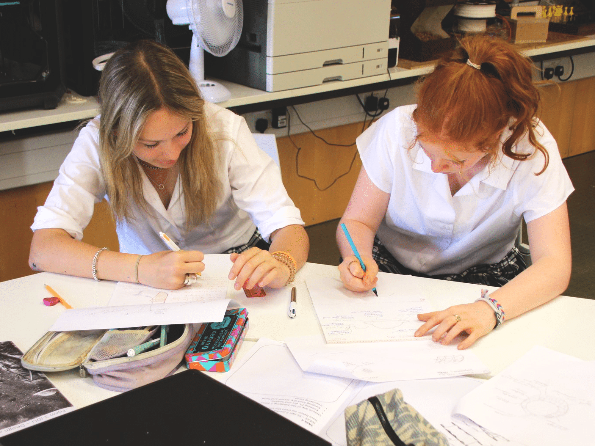 Pupils take part in interdisciplinary learning project.