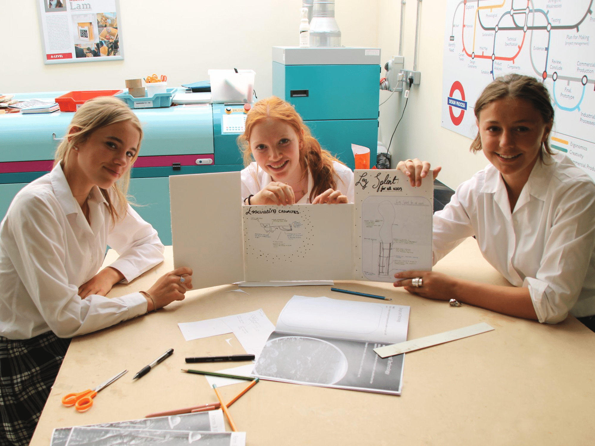 Pupils take part in interdisciplinary learning project.
