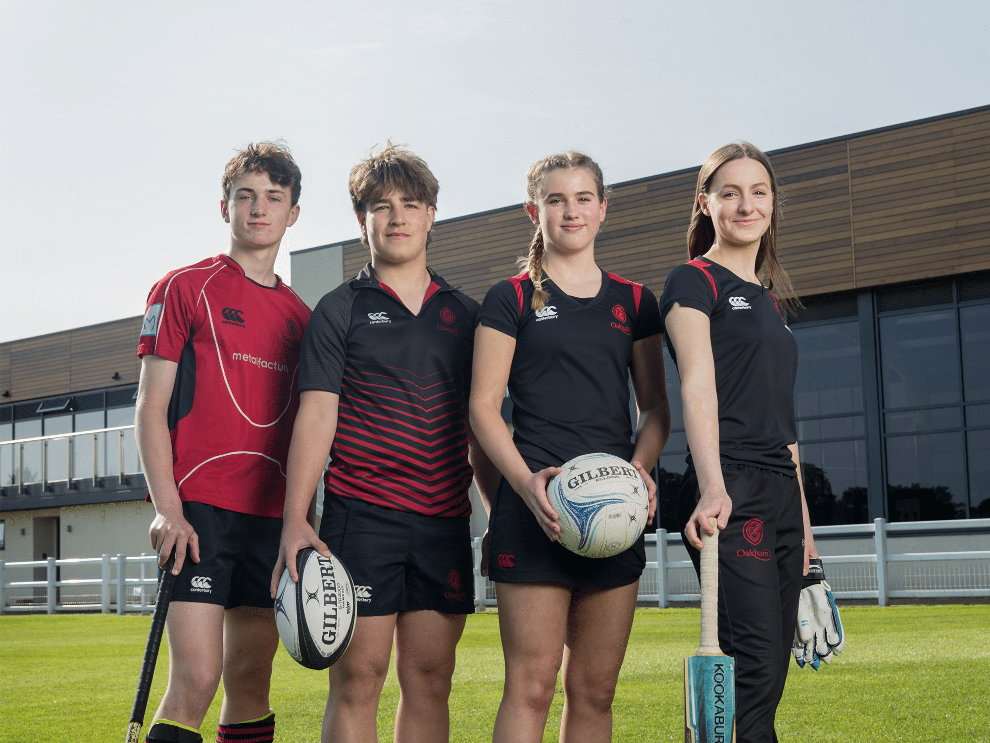 Four sportspeople from Oakham School